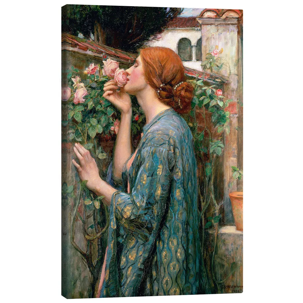 121048_canvas تابلو بوم کنواس طرح The Soul of the Rose کد 207175 روح گل سرخ