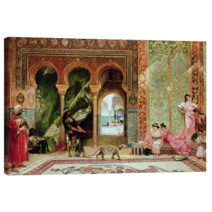 تابلو بوم کنواس طرح A Royal Palace in Morocco کد 214975 کاخ سلطنتی در مراکش