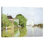 تابلو بوم کنواس طرح Landscape near Zaandam کد 639131 منظره‌ای در نزدیکی زاندام