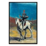 تابلو قاب دار طرح Don Quixote کد 947272 دن کیشوت