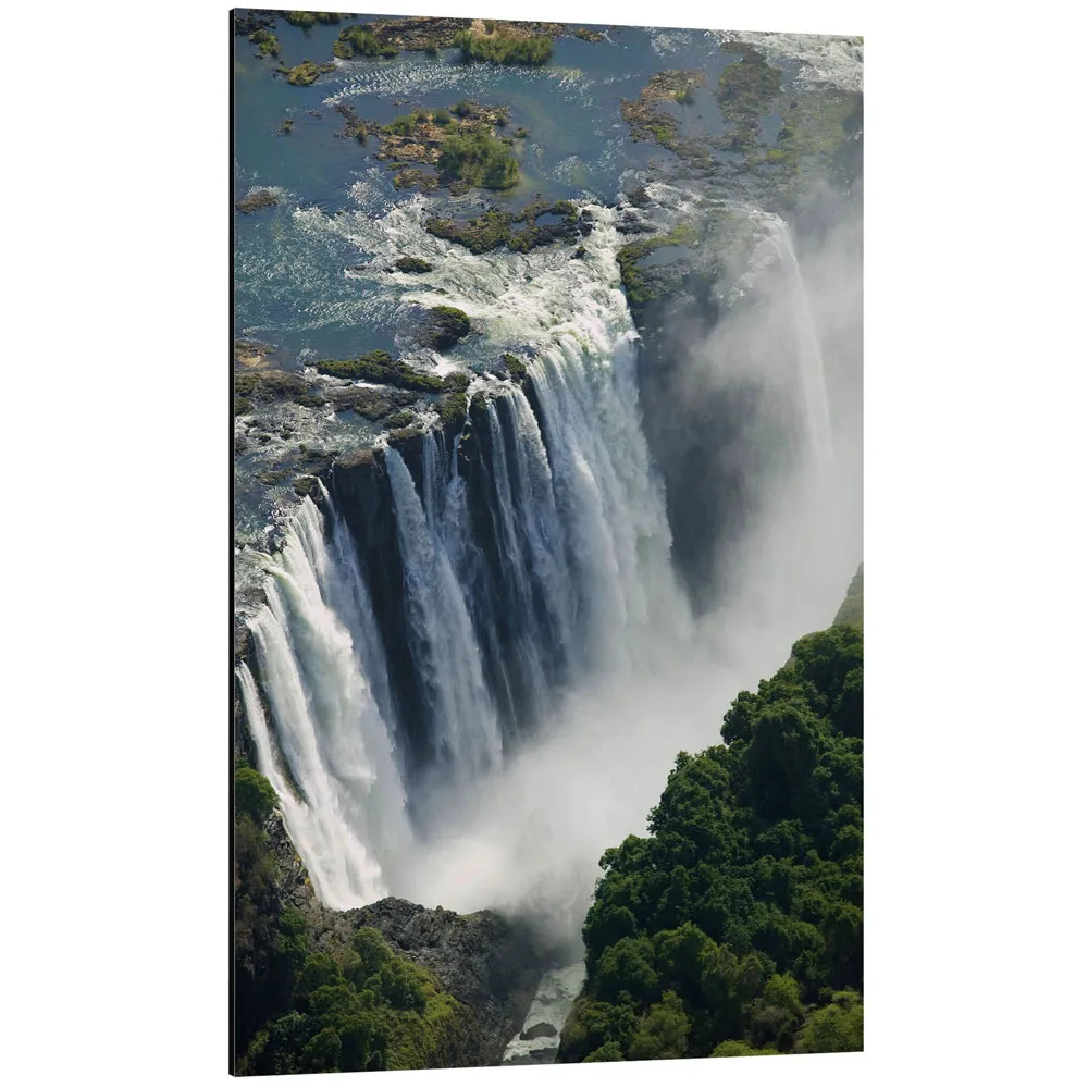 189048_aluminium-print تابلو شاسی طرح Zambezi River and Victoria Falls کد 356150 رودخانه زامبزی و آبشار ویکتوریا
