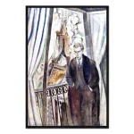 تابلو قاب دار طرح Philippe Soupault