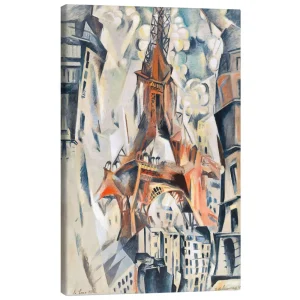 تابلو بوم کنواس طرح Eiffel Tower