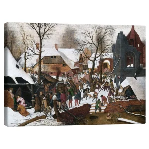 تابلو بوم کنواس طرح Adoration of the Magi کد 153266 پرستش مغان