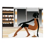 تابلو شاسی طرح midnight chill کد 770487 سرمای نیمه شب