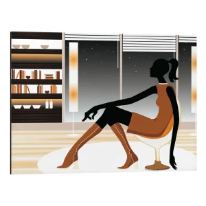 تابلو شاسی طرح midnight chill کد 770487 سرمای نیمه شب