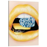 تابلو شاسی طرح Sweet Lips کد 126225 لب‌های شیرین