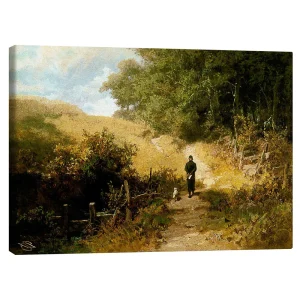 تابلو بوم کنواس طرح Saturday afternoon کد 704596 شنبه بعد از ظهر