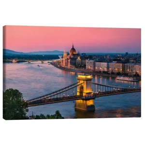 تابلو بوم کنواس طرح BUDAPEST 02 کد 429164 بوداپست ۰۲