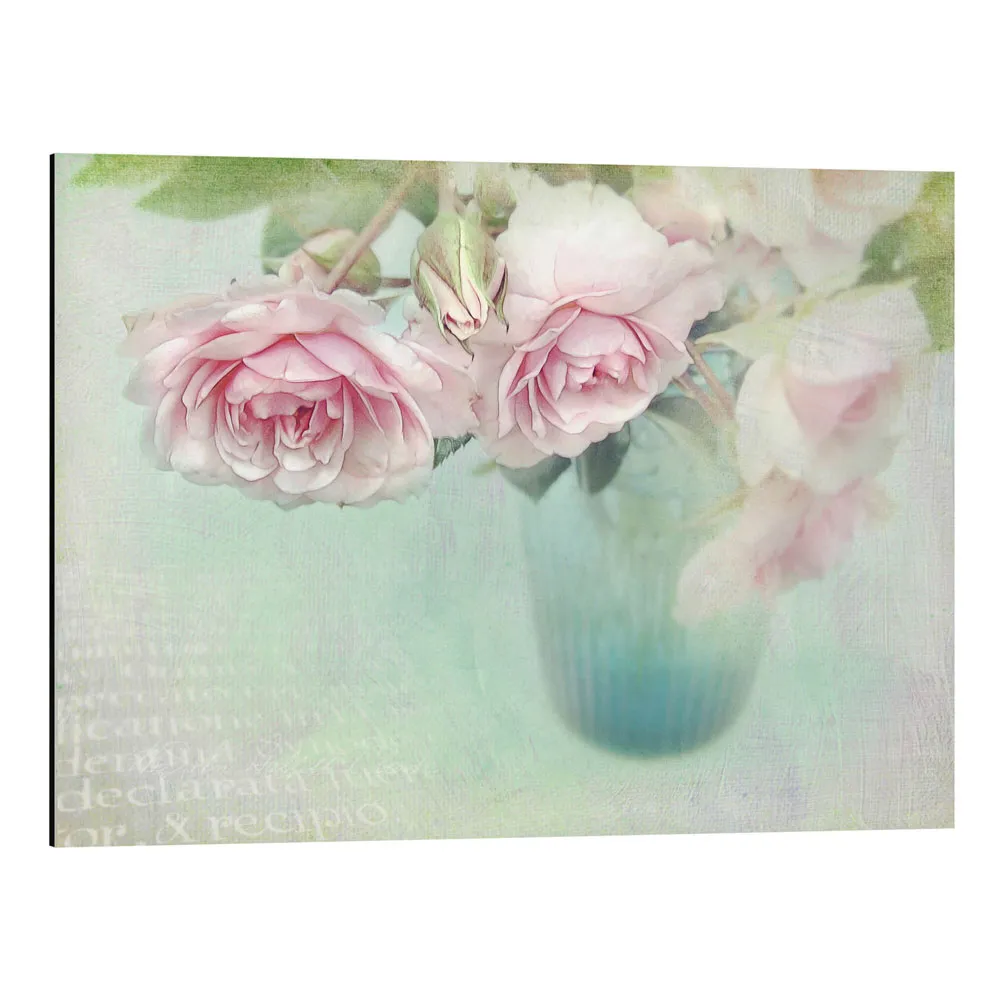 235009_aluminium-print تابلو شاسی طرح pink roses کد 736130 گل رز صورتی