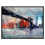 تابلو قاب دار طرح New York