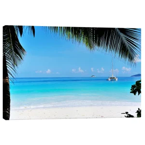 تابلو بوم کنواس طرح Blue Ocean View کد 980660 منظره اقیانوس آبی