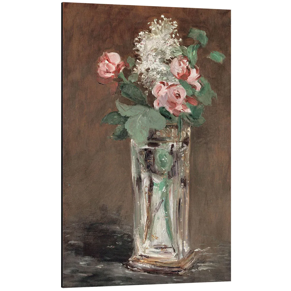 310570_aluminium-print تابلو شاسی طرح Flowers in a Crystal Vase