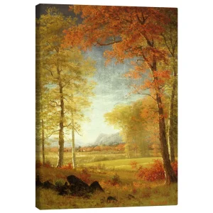 تابلو بوم کنواس طرح Autumn in Oneida County