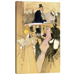 تابلو بوم کنواس طرح At the Opera Ball کد 720644 در اپرا بال