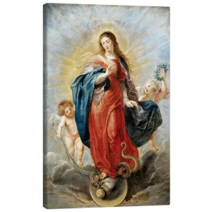 تابلو بوم کنواس طرح Immaculate Conception کد 735324 لقاح معصوم