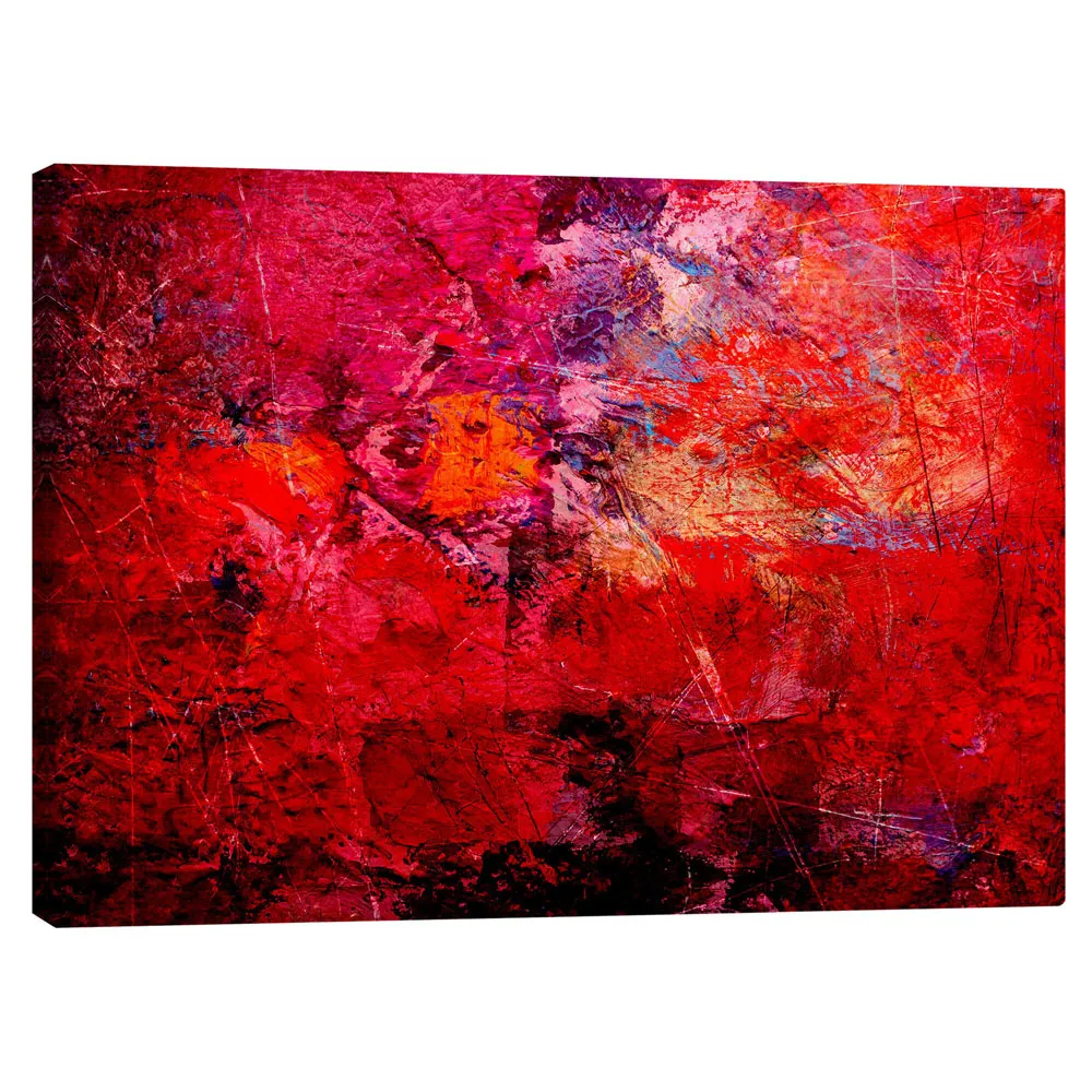 35485_canvas تابلو بوم کنواس طرح Enlightened red کد 757937 قرمز روشن