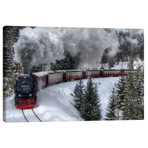 تابلو بوم کنواس طرح Brocken railway کد 938141 راه آهن بروکن