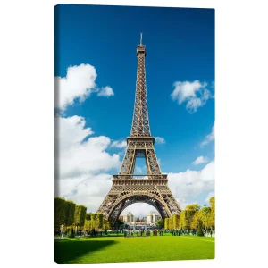 تابلو بوم کنواس طرح La Tour Eiffel کد 495533 لا تور ایفل