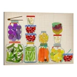 تابلو شاسی طرح Colorful harvest کد 134985 برداشت رنگارنگ