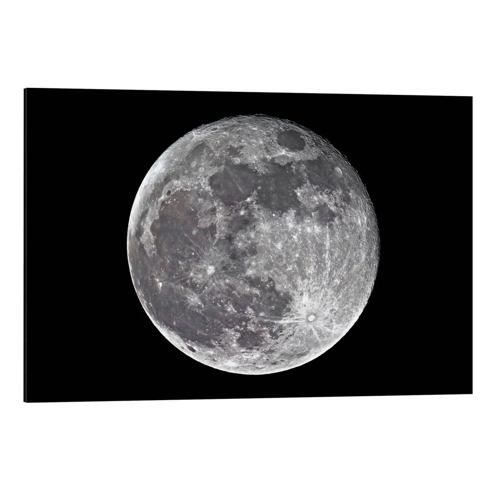 382812_aluminium-print تابلو شاسی طرح Full Moon III کد 950823 ماه کامل سوم