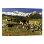 تابلو شاسی طرح At the watering place کد 826353 در محل آبیاری