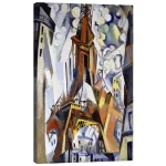 تابلو بوم کنواس طرح Eiffel Tower II کد 414012 برج ایفل دوم