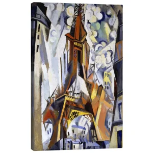 تابلو بوم کنواس طرح Eiffel Tower II کد 414012 برج ایفل دوم