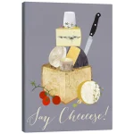 تابلو بوم کنواس طرح Say cheeeese! کد 409571 بگو پنیر!