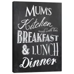 تابلو بوم کنواس طرح Mum's kitchen کد 387813 آشپزخانه مامان