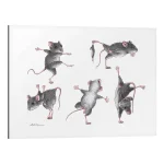 تابلو شاسی طرح Mouse-Gymnastics کد 455168 ژیمناستیک موش