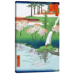 تابلو بوم کنواس طرح Chiyogaike pond کد 937302 برکه چیوگایکه