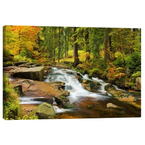 تابلو بوم کنواس طرح Bode cases in the Harz کد 819425 موارد بوِد در هارز