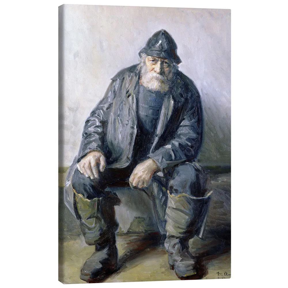 401604_canvas تابلو بوم کنواس طرح Skagen Fisherman کد 388375 ماهیگیر اسکاگن