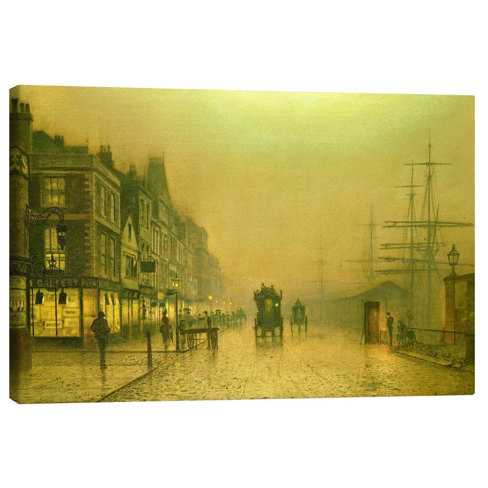 402462_canvas تابلو بوم کنواس طرح Liverpool Docks کد 906315 اسکلههای لیورپول