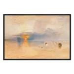 تابلو قاب دار طرح Calais Sands at Low Water