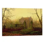 تابلو شاسی طرح Autumn Morning کد 339592 صبح پاییزی