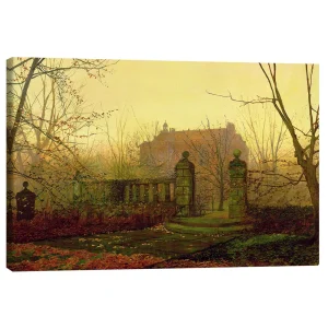 تابلو بوم کنواس طرح Autumn Morning کد 339592 صبح پاییزی