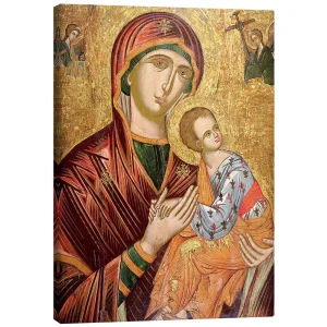 تابلو بوم کنواس طرح Mother and goddess of passion