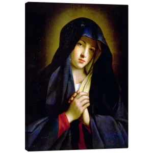 تابلو بوم کنواس طرح The Madonna is mourning کد 827157 مدونا سوگوار است