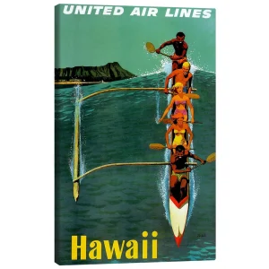 تابلو بوم کنواس طرح Hawaii کد 263137 هاوایی